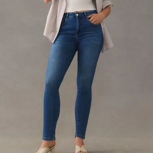 Anthropologie Blue Skinny Jeans